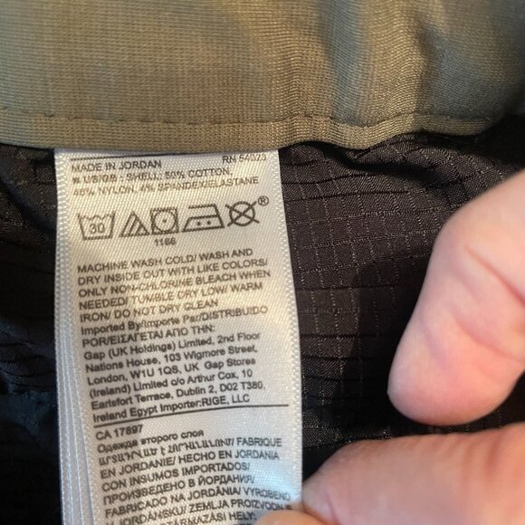 Banana Republic Mens Sz 32 Green City Luxe Core Temp Casual Travel Shorts Nylon - Picture 6 of 10